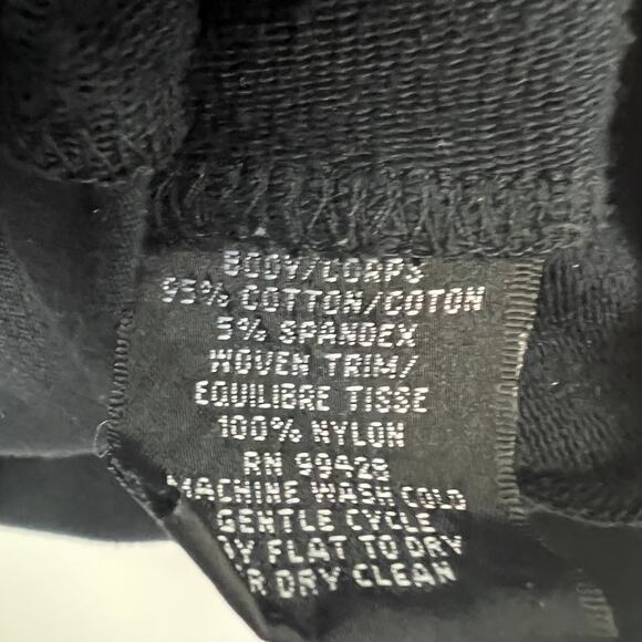 Bugatchi Black 1/4 Zip Pullover Sweatshirt Nylon Trim Sz M - Picture 3 of 7